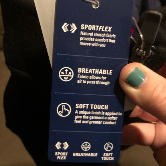 Izod quarter zip black jacket size small BRAND NEW - Picture 4 of 6